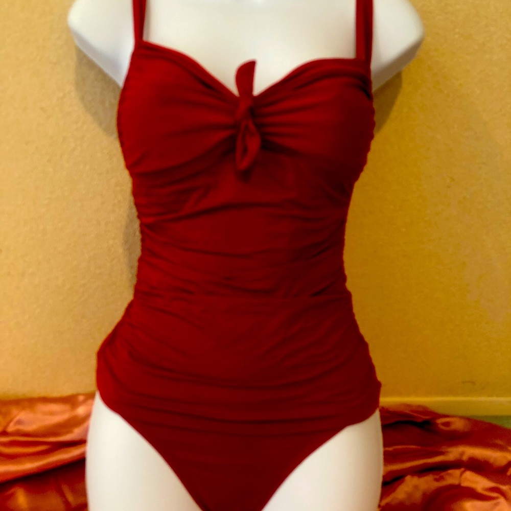 DKNY Red Tankini size 4